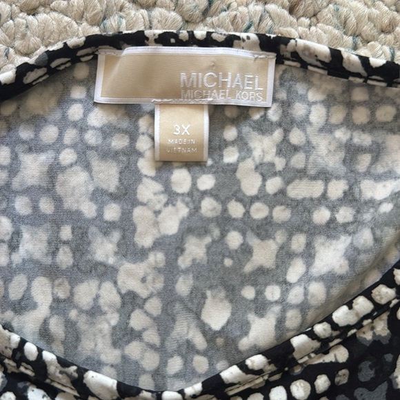 MICHAEL Michael Kors Black and White Patterned Dress - Picture 2 of 4